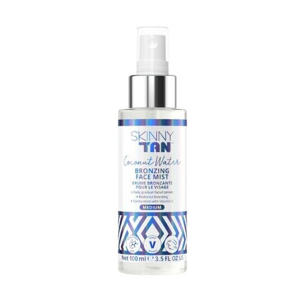 Skinny Tan Coconut Water Bronzing Face Mist Ha+Vit C 100Ml