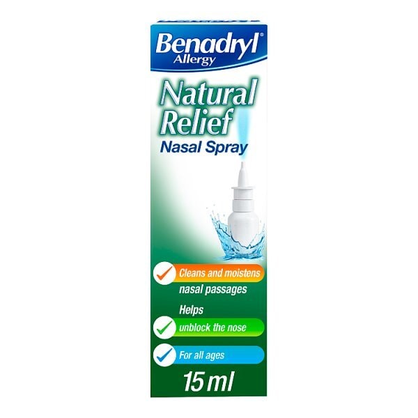 Benadryl Allergy Natural Relief Spray 15Ml