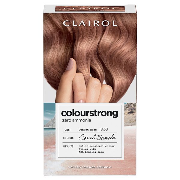 Clairol Colour Strong Permanent Hair Dye 8.63 Sunset Rose