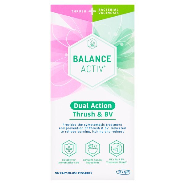 Balance Activ Dual Action Thrush And Bv (10 X 2G)