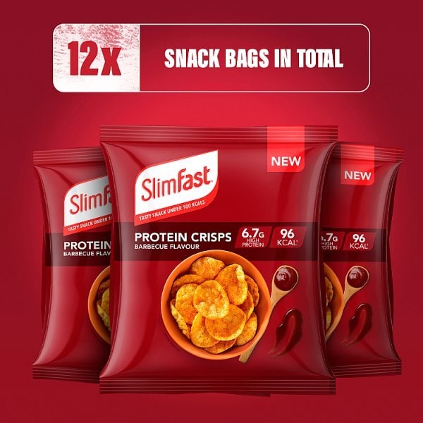 Slimfast Protein Crisps Bbq 23G