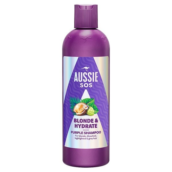 Aussie Blonde & Hydrate Purple Shampoo 300ml