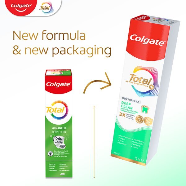Colgate Total Deep Clean Toothpaste 75ml