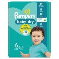 Pampers Baby-Dry Size 6 Nappies Carry Pack x19