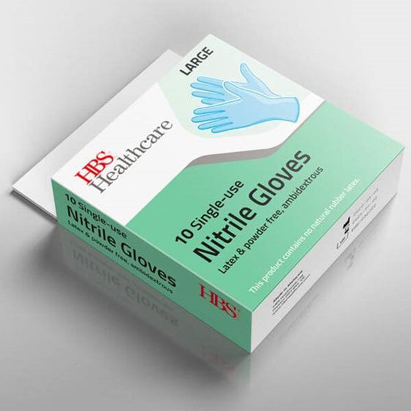 HBS Nitrile Gloves x 10