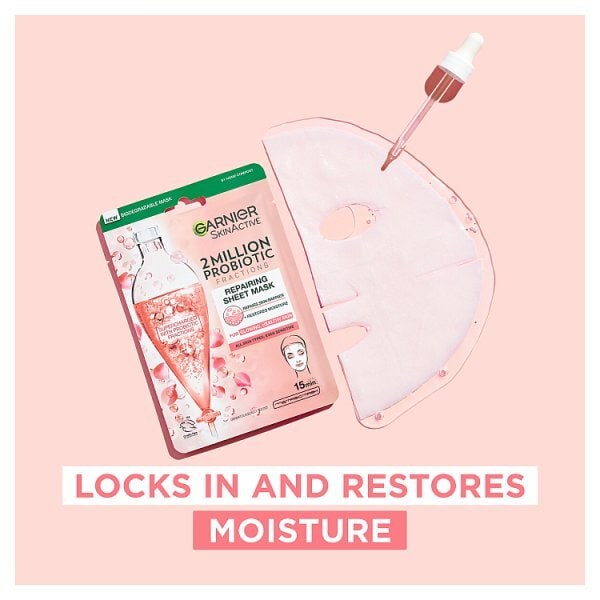 Garnier SkinActive Probiotic Repairing Sheet Mask with 2M Fractions