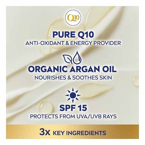 NIVEA Q10 Power 60+ Anti-Wrinkle Day Cream SPF15 50ml