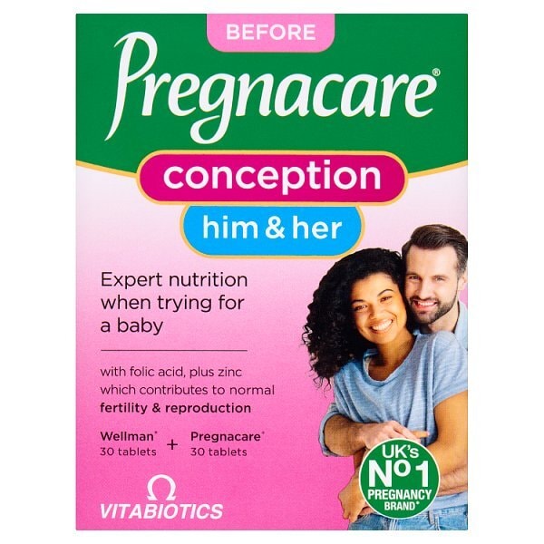 Vitabiotics Pregnacare His/Hers Conception - 60 Tablets