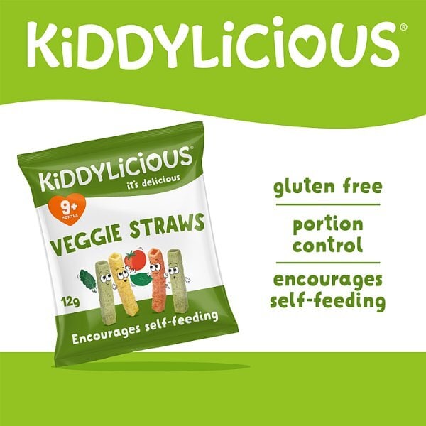 Kiddylicious Veggie Straws Bulk Box 10 X 12G