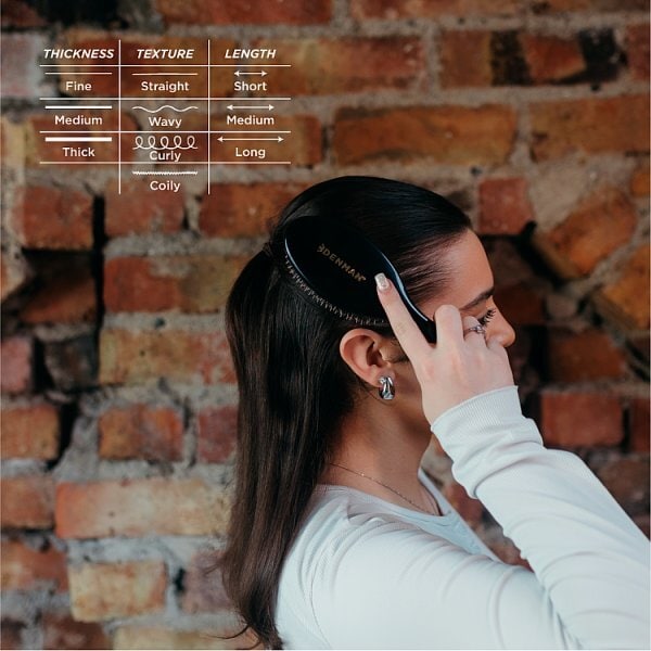 Denman D81M Synthetic Style & Shine Finishing Brush