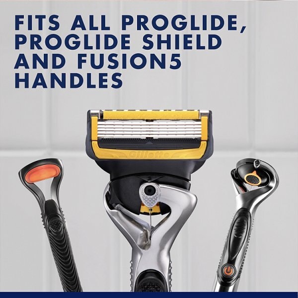 Gillette Proshield Power Men's Razor Blade Refills, 4 Count