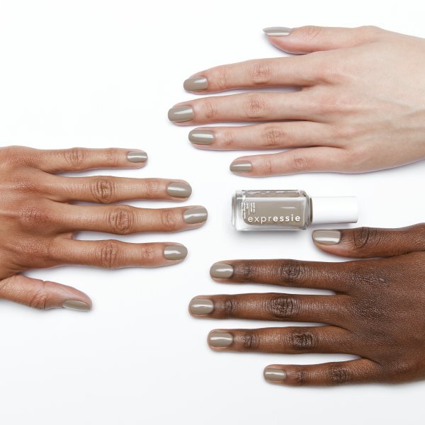 essie Expressie 360 Binge Worthy Grey Quick Dry Nail Polish