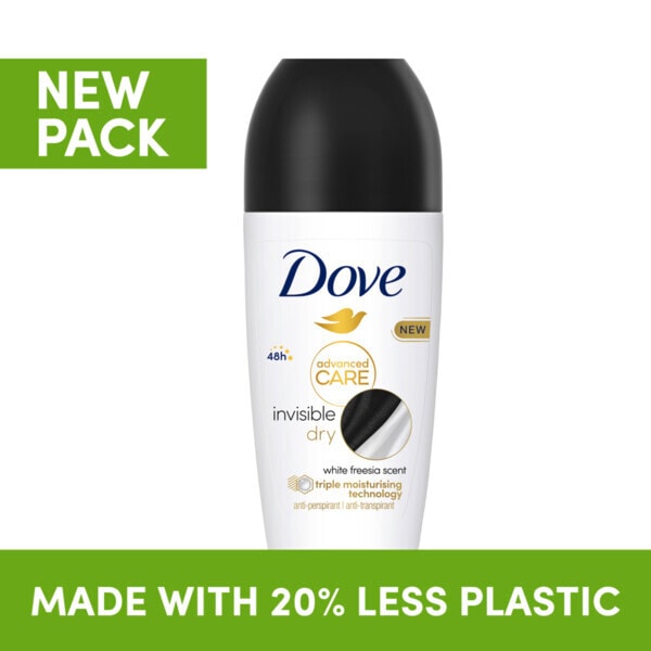 Dove Adv Antiperspirant Deodorant Roll on Invisible 50ml