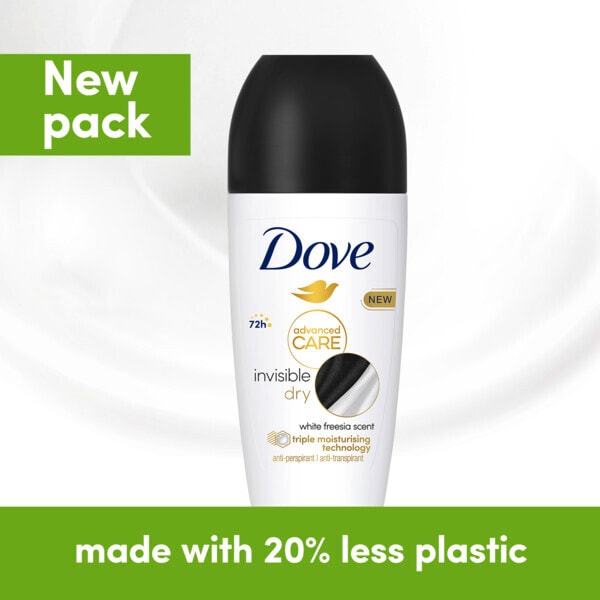 Dove Adv Antiperspirant Deodorant Roll on Invisible 50ml