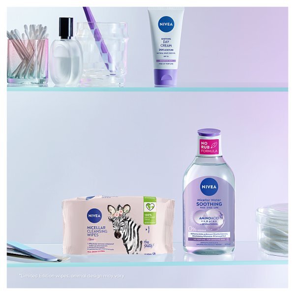 Nivea Micellar Cleansing Wipes for All Skin Types 25 Wipes