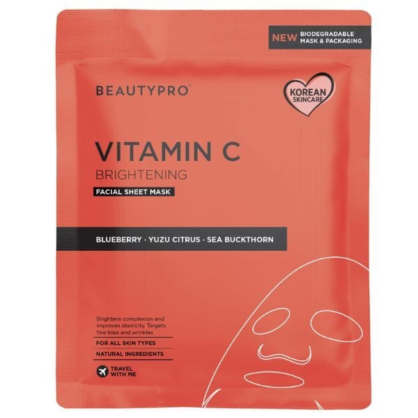 Beautypro Vitamin C Brightening Sheet Mask 22ml