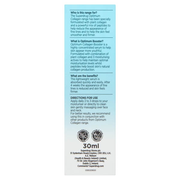 DNR Superdrug Optimum Collagen Booster 30ml