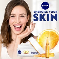 NIVEA Q10 Energy Healthy Glow Day Cream + Vit C SPF15 50ml