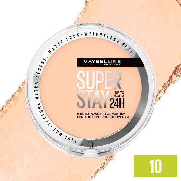 Maybelline Superstay 24H Hybrid Powder Foundation, 10