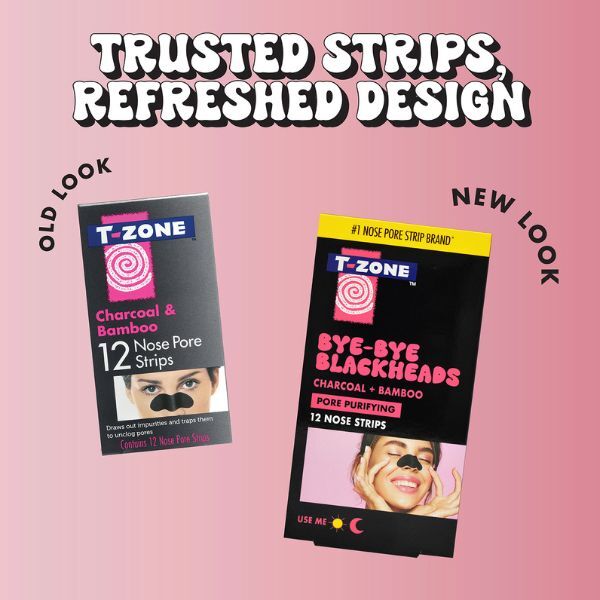T-Zone Charcoal & Bamboo Nose Pore Strips 12s