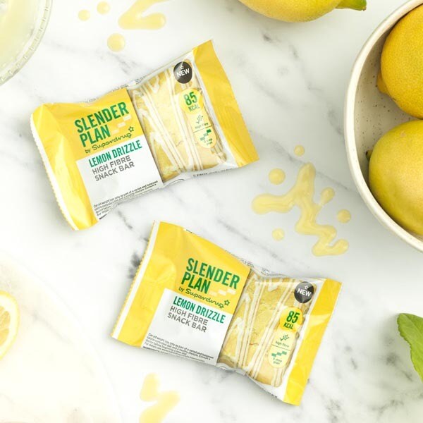 Superdrug Slenderplan Lemon Fibre Brownie Snack Bar 24g