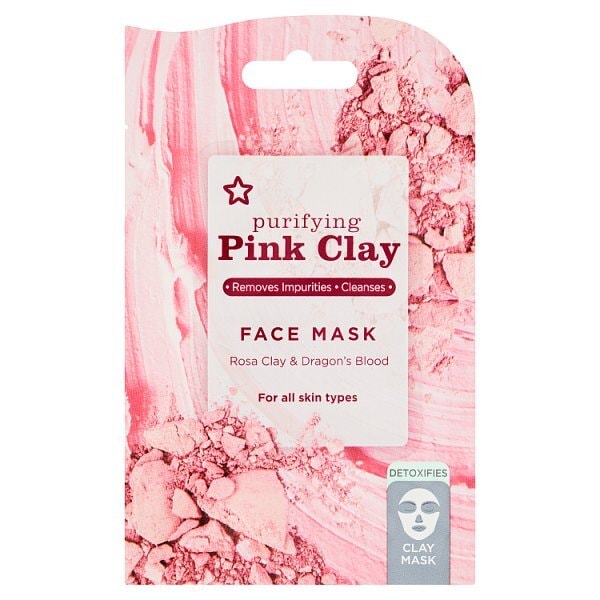 Superdrug Pink Clay Face Mask 15ml