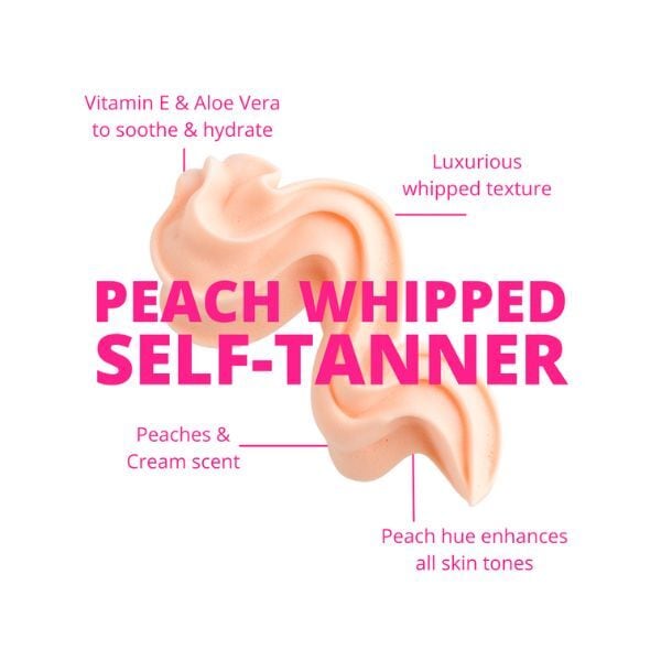 Skinny Tan Peaches & Cream Self Tanning Whip 150Ml