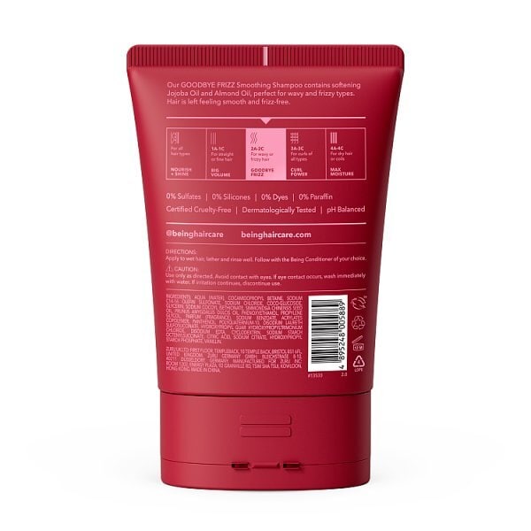 being GOODBYE FRIZZ Smoothing Shampoo 354mL