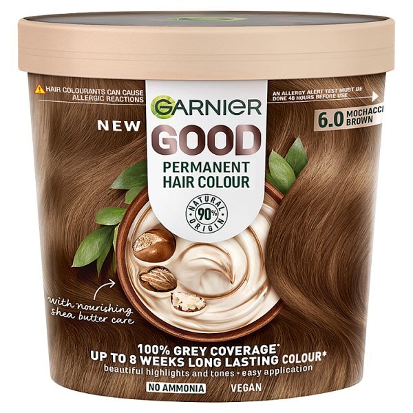 Garnier Good Permanent Hair Dye Mochaccino Brown 6.0