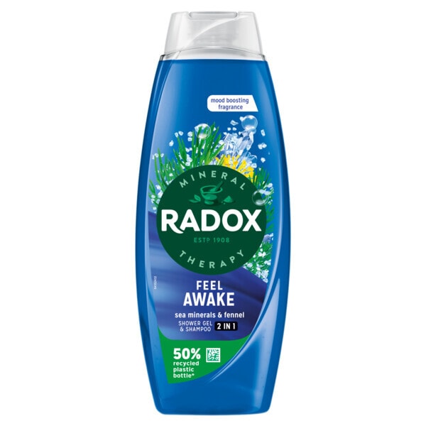 Radox Feel Awake 2-in-1 Shower Gel & Shampoo 675 ml