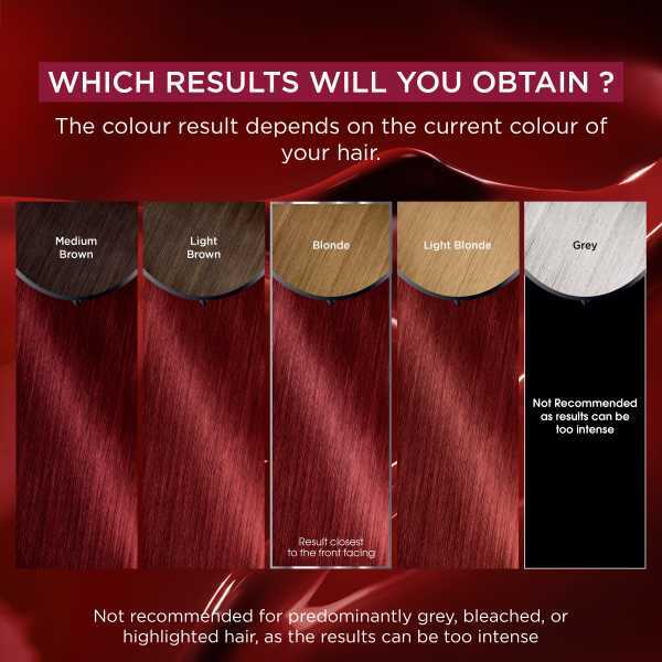 Garnier Olia Red Lacquers 725 Vinyl Blush Permanent Hair Dye