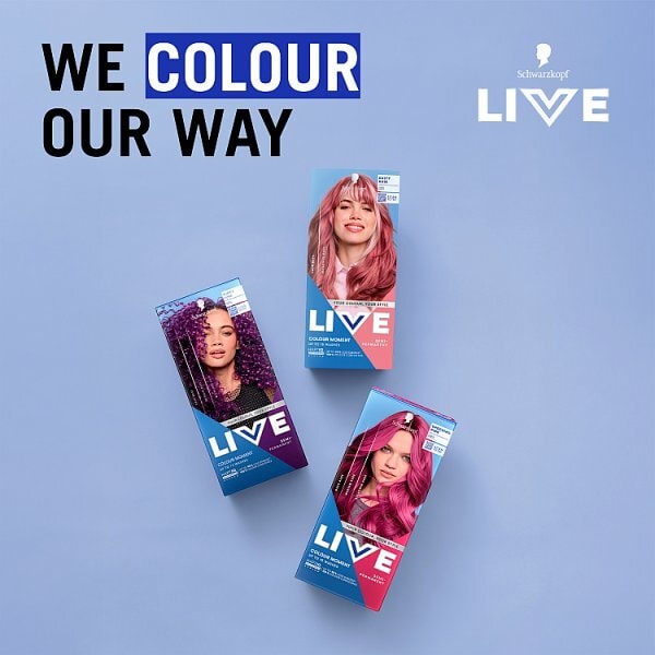 Schwarzkopf Live 025 - Dusty Rose Semi-Perm Hair Dye