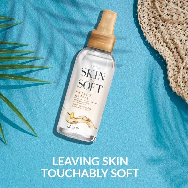 Avon Skin So Soft Enhance & Glow Airbrush Spray 150ml