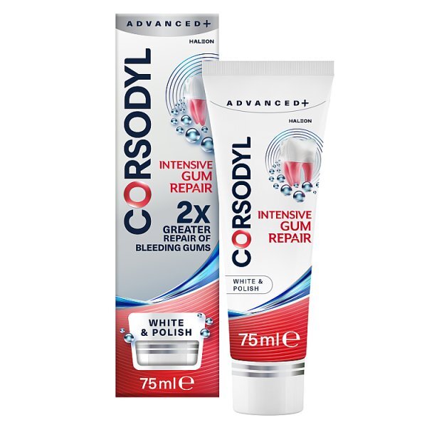 Corsodyl Advanced + Intensive Gum Repair Toothpaste 75ml