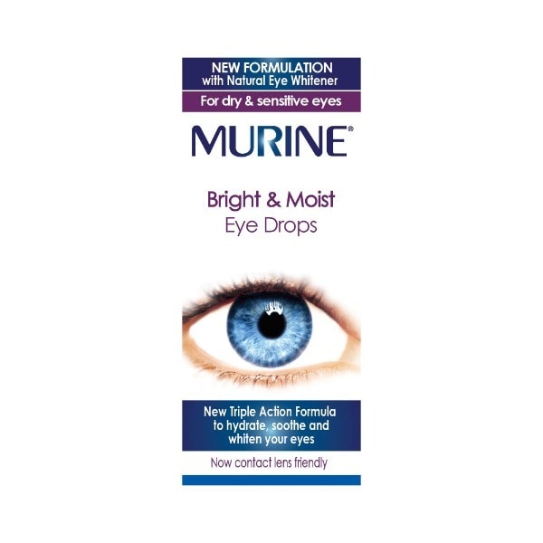 Murine Bright & Moist Eye Drops 15ml