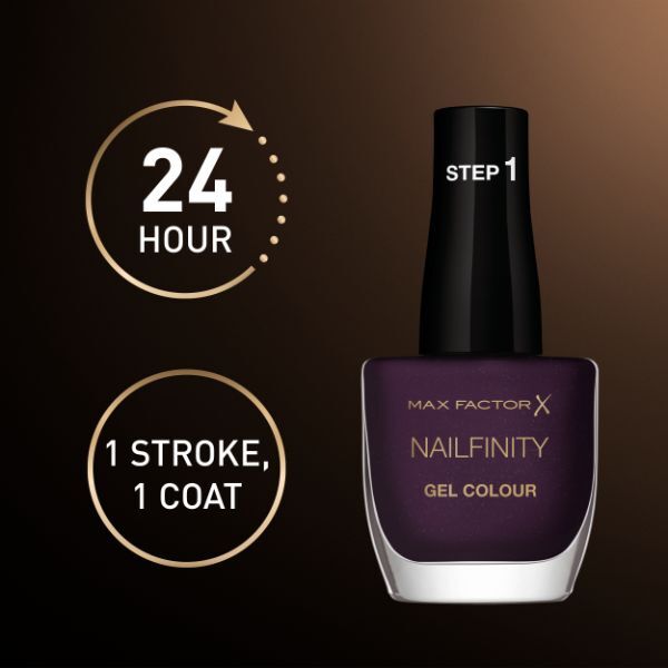 Max Factor Nailfinity Gel Nail Polish 270 Glamour Galore