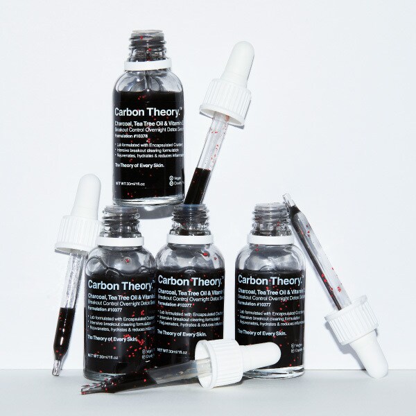 Carbon Theory Charcoal, Tea Tree & Vit E Night Serum 30Ml