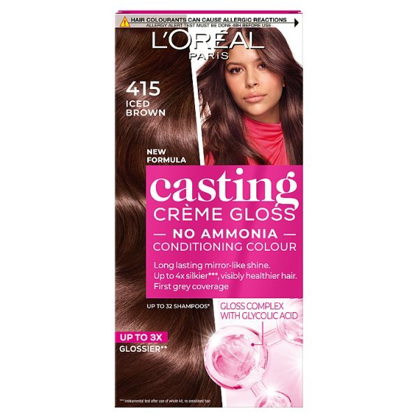 Casting Creme 415 Iced Choco Brown Semi Permanent Hair Dye