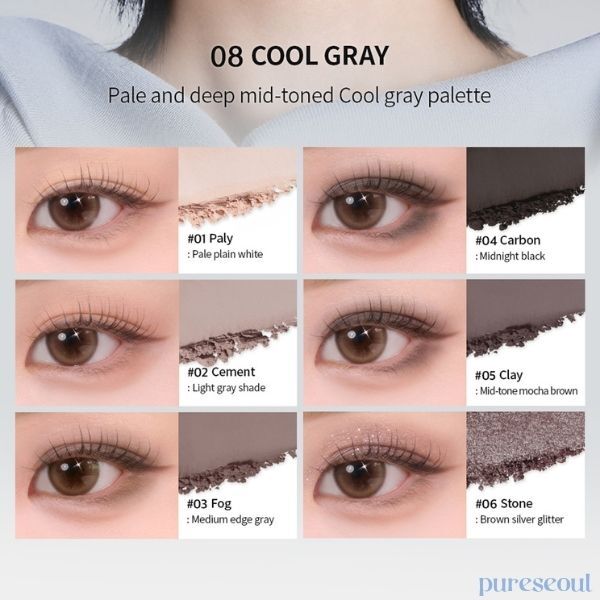 Bbia Ready To Wear Eye Palette 08 Cool Gray