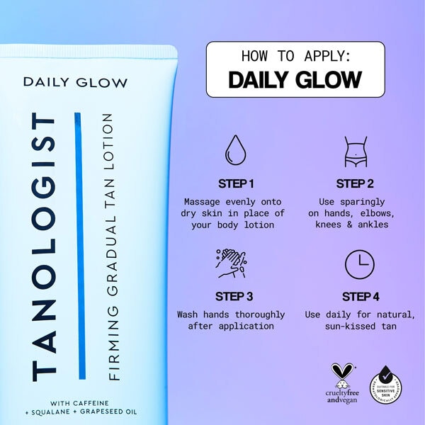 Tanologist Daily Glow Gradual Tan Medium to Dark Firming