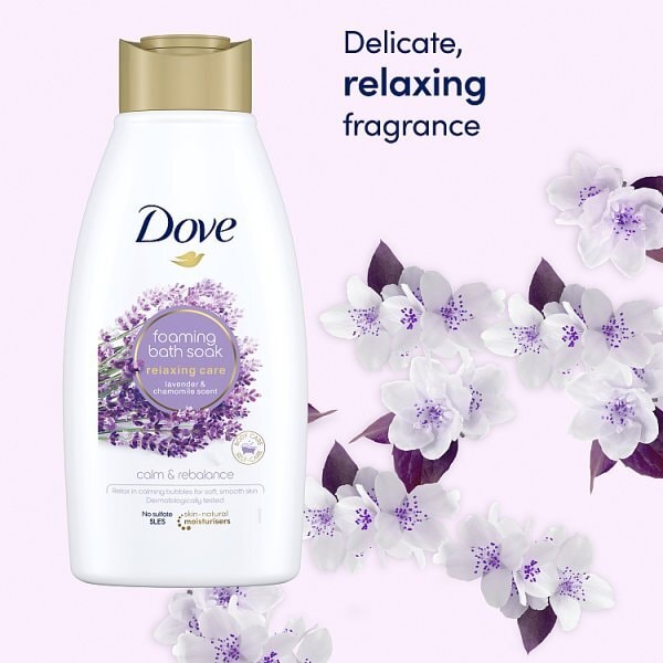 Dove Relaxing Care Foaming Bath Bath Soak 450 ml