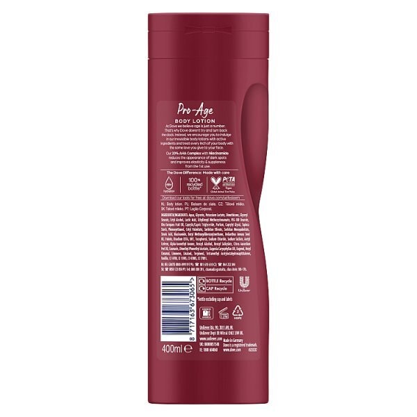 Dove Pro Age Body Lotion Nourishing Body Care 400ml