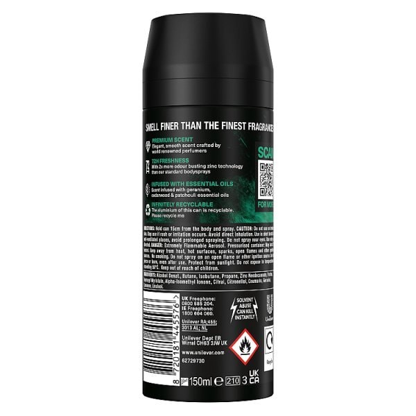 Lynx Fine Fragrance Collection Emerald Sage Premium Body Spray 150 ml