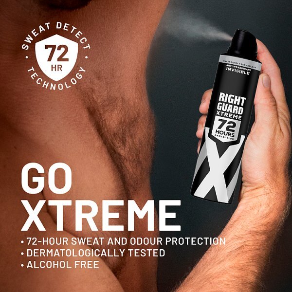 Right Guard Xtreme Invisible 72H Anti-Perspirant 150ml