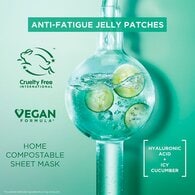 Garnier Hyaluronic Acid & Icy Cucumber Cryo Jelly Eye Mask