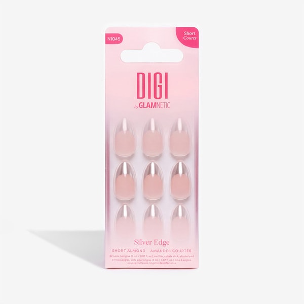 Digi Nails Silver Edge