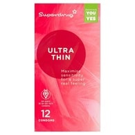 Superdrug Ultra Thin Condoms 12s