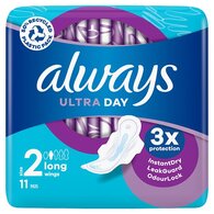 Always Ultra Sanitary Towels Long With Wings Size 2 X11