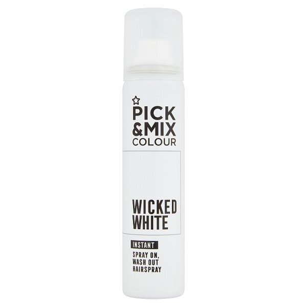 Pick & Mix Temporary Hair Colour Spray White 75ml
