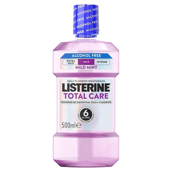 Listerine Total Care Mild Taste Alcohol Free Mouthwash 500ml